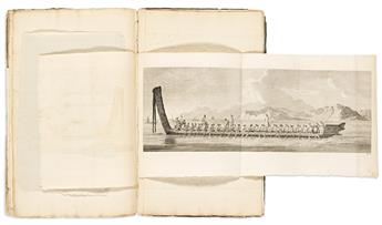 (PACIFIC EXPLORATION -- SOUTHERN.) Captain James Cook. Separate atlas of the plates to John Hakesworth's An Account of the Voyages